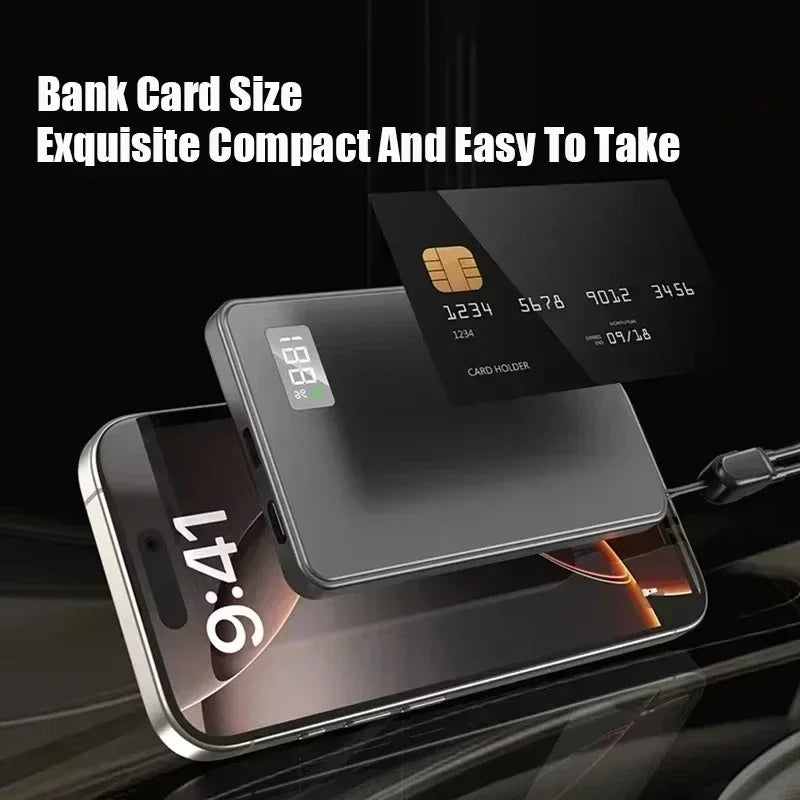 Magnetic Wireless Power Bank 50000mAh PD22.5W Fast Charge