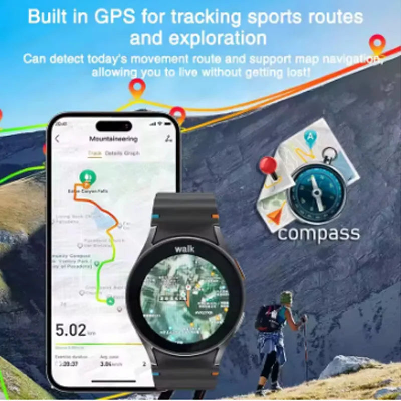 Smartwatch For Samsung Galaxy Android Smartphone With Bluetooth Call, Fitness And Health Tracking