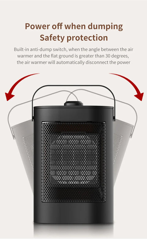 Portable Remote Control Electric PTC Fan Heater Constant Temperature