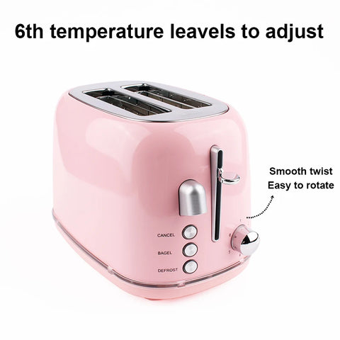 Stainless Steel Bread Maker Timer Electric Toaster For Sandwich & More