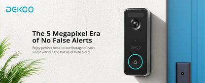 Video Doorbell Camera Wireless WiFi PIR Motion Detection Alexa 5MP