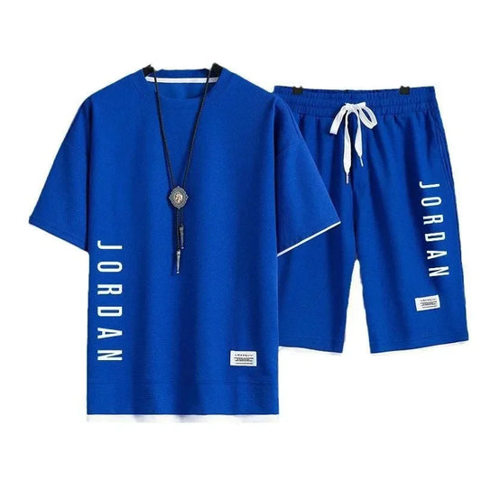 Summer Fashion Basketball Jogging T-shirt with Short Sleeves and Round Neckline
