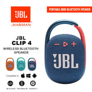 Original JBL Clip 4 Portable Waterproof Outdoor with Hook Long battery life