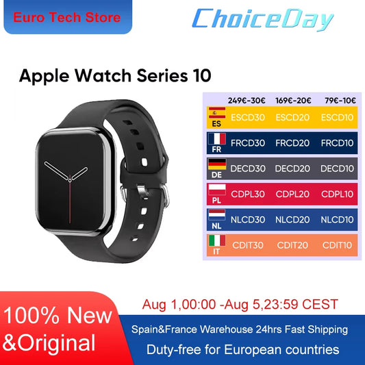 Apple Smartwatch Serie 10 con GPS, display OLED e impermeabile