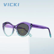 Vicki Stylish Cat-eye Anti-blue Light Multi-functional Eyeglasses