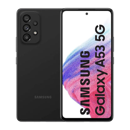 Samsung Galaxy A53 5G 5G Android smartphone front and back view