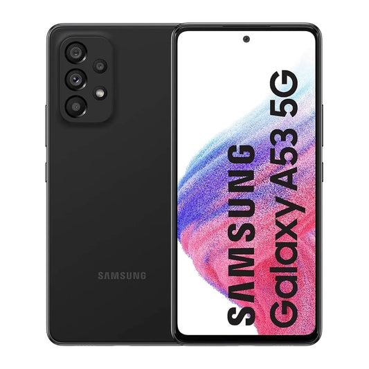 Samsung Galaxy A53 5G 5G Android smartphone front and back view