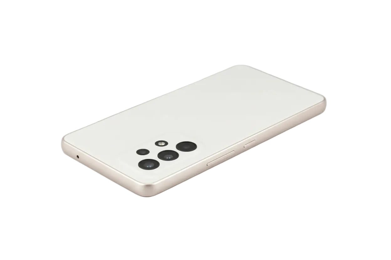 White Samsung Galaxy A53 5G refurbished 6.5 inch smartphone