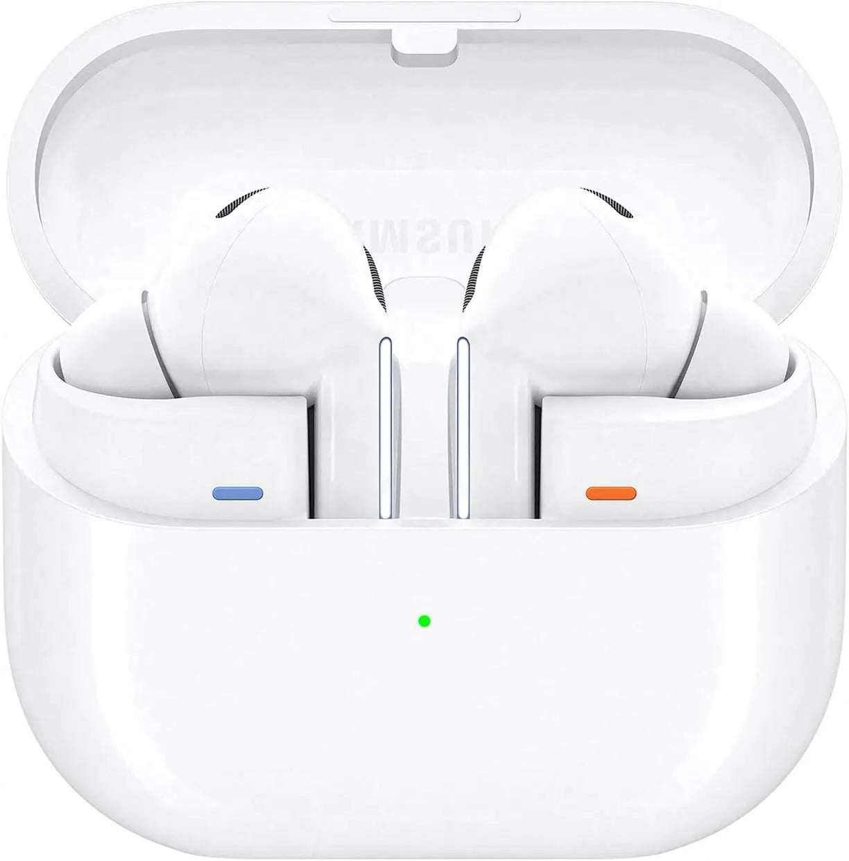 Samsung ANC Bluetooth earbuds white with charging case