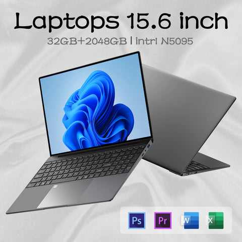 New 15.6" Inch Fingerprint Laptop, Windows 11 Pro 32GB+2048 GB