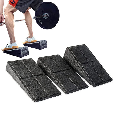 3pcs/Set Yoga Bricks Squat Wedge Blocks Slant Board Adjustable