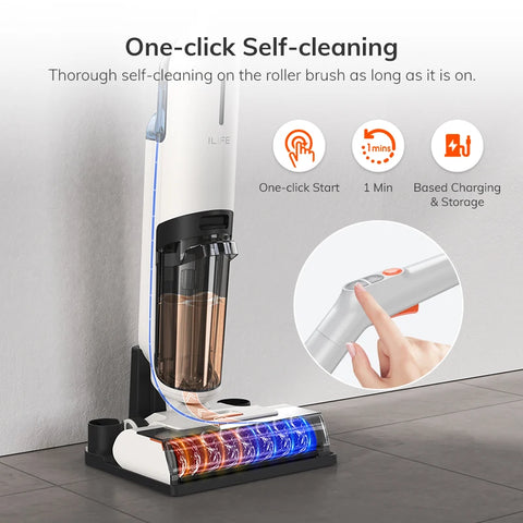 ILIFE W90 Cordless Wireless Wet Dry Smart Mop Washing