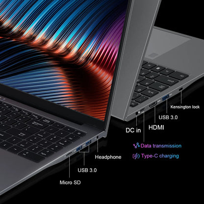 Ninkear Windows 11 PRO Computer A15 PLUS Laptop 15.6" IPS FHD AMD 57Wh Battery