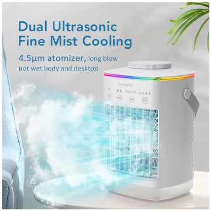 Small Electric Portable Air Conditioning Fan With Water And Ice For Office/Home Use