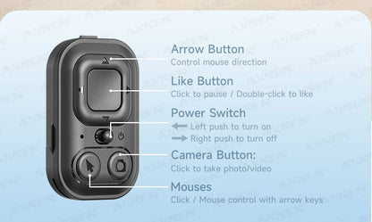 AI Face Tracking Tripod Selfie Stick with Bluetooth Remote