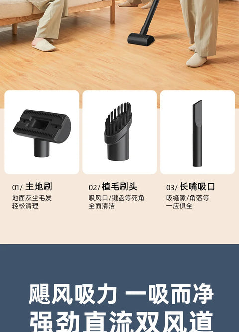 Xiaomi Cordless Handheld Vacuum Chargeable Auto Vacuum For Home Car Cleaner