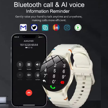 Smartwatch For Samsung Galaxy Android Smartphone With Bluetooth Call, Fitness And Health Tracking