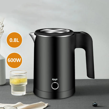 Stainless Steel Portable Electric Kettle Tea, Coffee For Hotel, Family And Trip