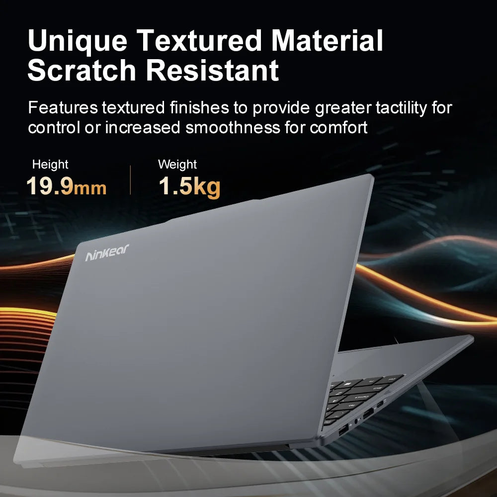 Ninkear N15 Air 15.6-Inch Laptop – Intel N95, 16GB RAM, 512GB SSD, Full HD IPS, Windows 11 Pro Computer