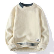 Pullover da uomo girocollo in maglione vintage twist