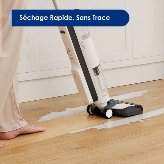Tineco I Floor 3 Breeze Aspirapolvere/Secco Senza Fili, Pulitore e Lavapavimenti per Pavimenti Duri in un Unico Passaggio