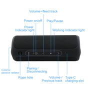 WISETIGER P3 Portable Bluetooth Speaker 30W Wireless Sound Box Bass