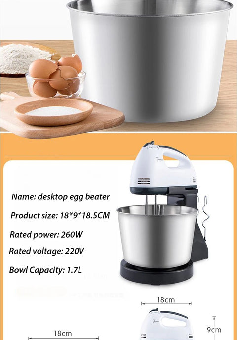 Kitchen Electric Food Blender Desktop For Egg Whisk Cream Cake