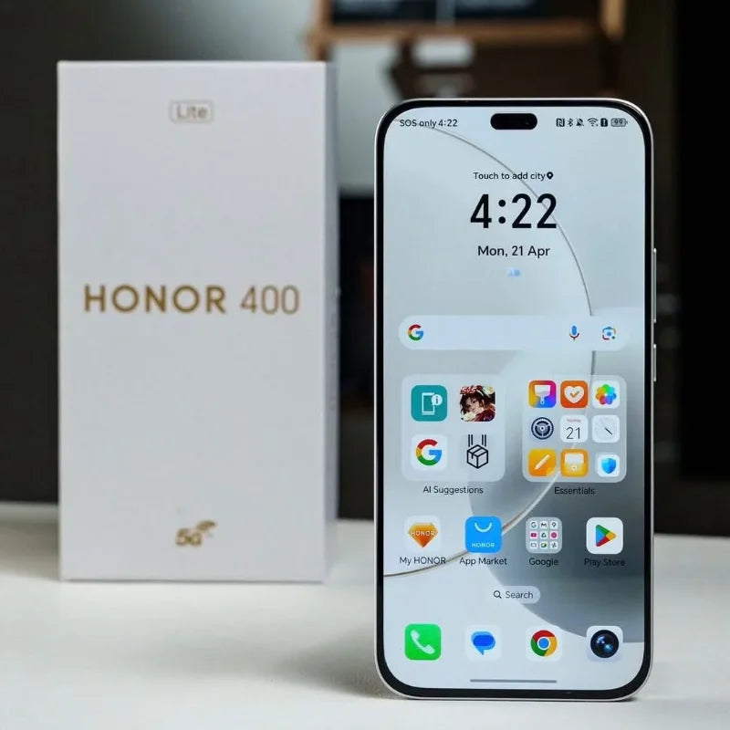 HONOR 400 Lite 5G Smartphone – 6.7" AMOLED Display, 108MP AI Camera, MediaTek Dimensity 7025 Ultra, 5230mAh Battery, 35W SuperCharge