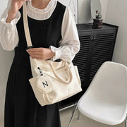 Women Shoulder Cross-body Bag Japanese Canvas Tote