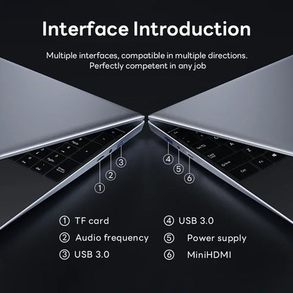 xiaman Celeron Windows 11 Fingerprint Laptop 15.6" For Business And Home Work