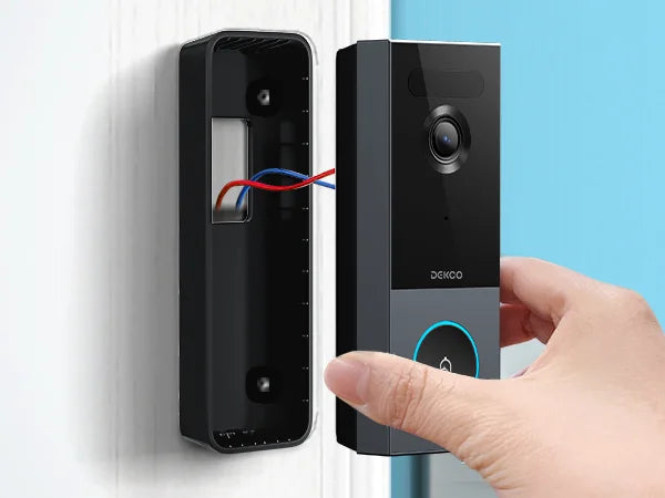 Video Doorbell Camera Wireless WiFi PIR Motion Detection Alexa 5MP