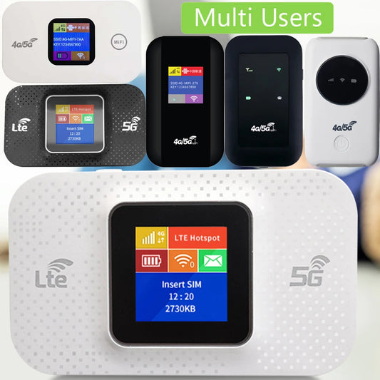 Router Wi-Fi tascabile wireless portatile LTE 4G per casa e auto