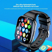 4G Network Smartwatch AMOLED Android Call GPS HD Camera NFC SIM Card