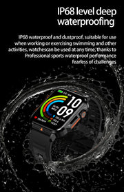 2024 New 1.95" Outdoor Military Smart Watch  For Xiaomi Android