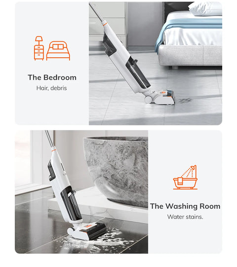 ILIFE W90 Cordless Wireless Wet Dry Smart Mop Washing