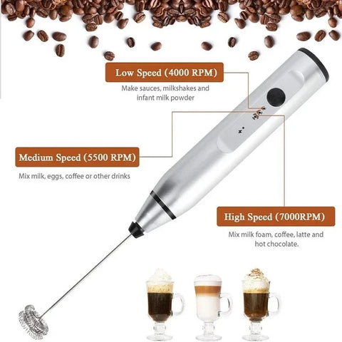 Xiaomi Wireless Milk Frothers Electric Handheld Blender With USB