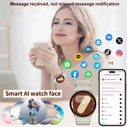 Smartwatch For Samsung Galaxy Android Smartphone With Bluetooth Call, Fitness And Health Tracking