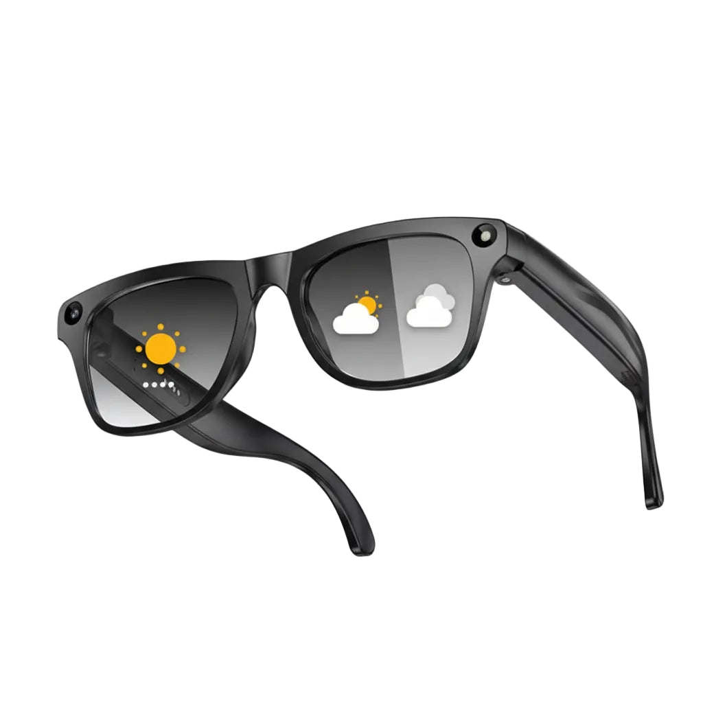 Bluetooth smart glasses with voice assistant and music