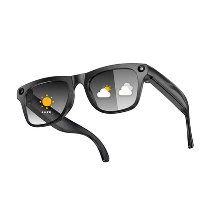 Bluetooth smart glasses with voice assistant and music