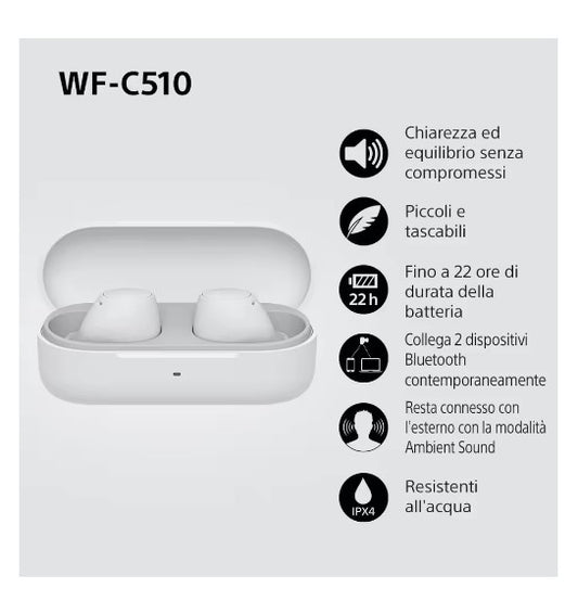 Sony mate 50 earbuds wirless bluetooth C510