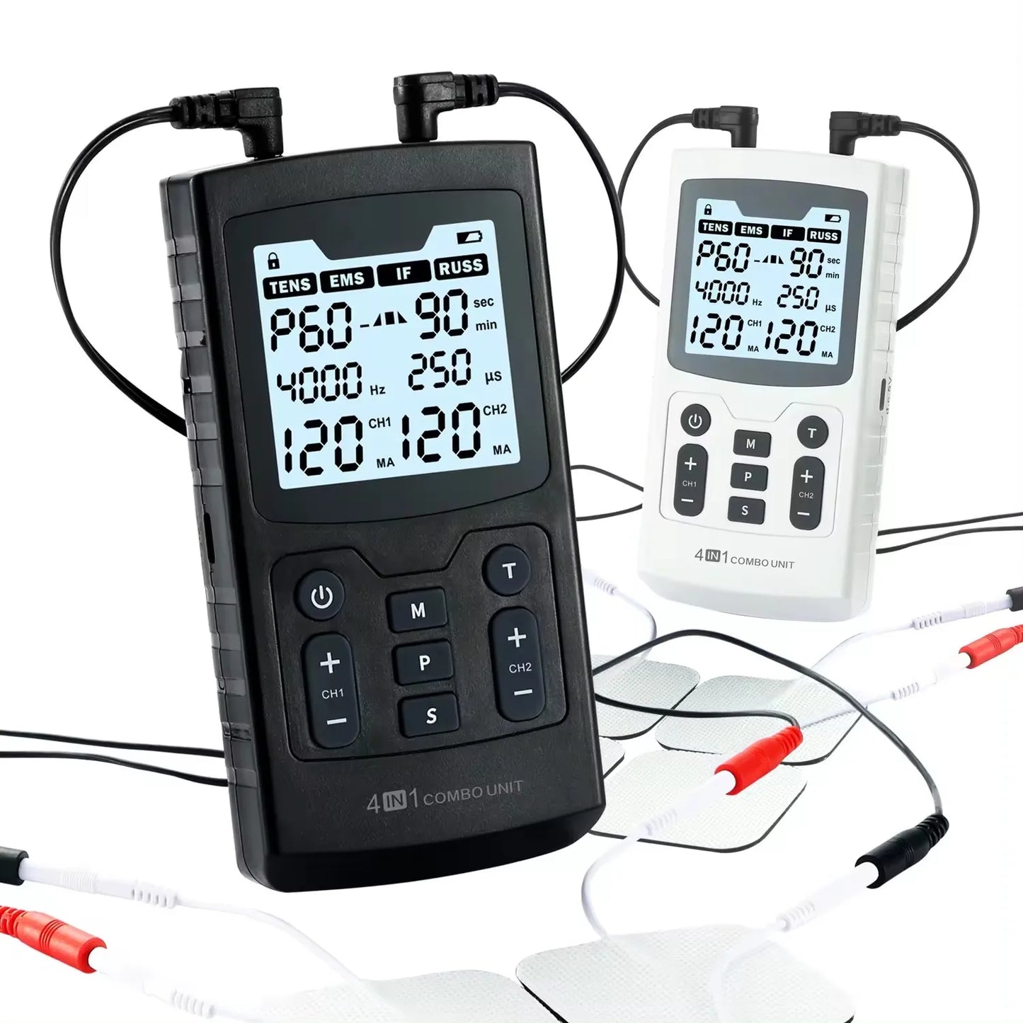 multi mode muscle stimulator with TENS EMS IF RUSS programs