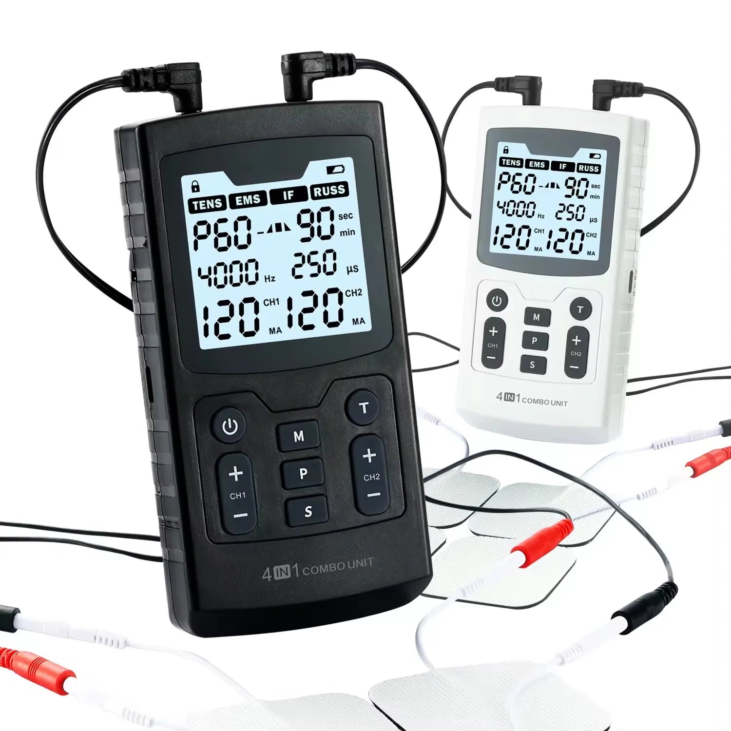 multi mode muscle stimulator with TENS EMS IF RUSS programs