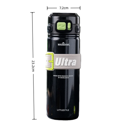 ULKNN 600ML stainless steel thermos bottle