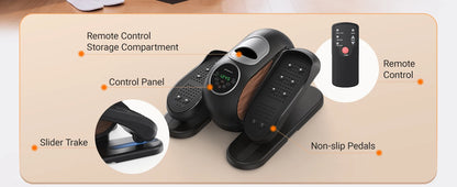 silent mini elliptical machine for home and office workout