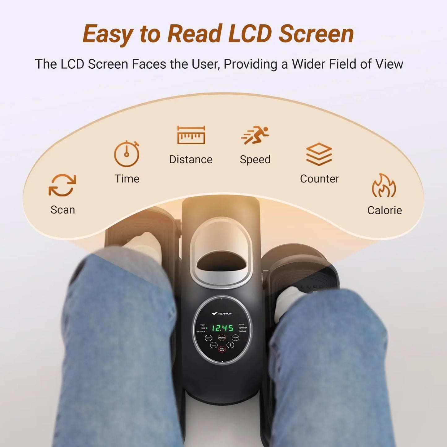 compact leg exerciser for rehabilitation and daily movement