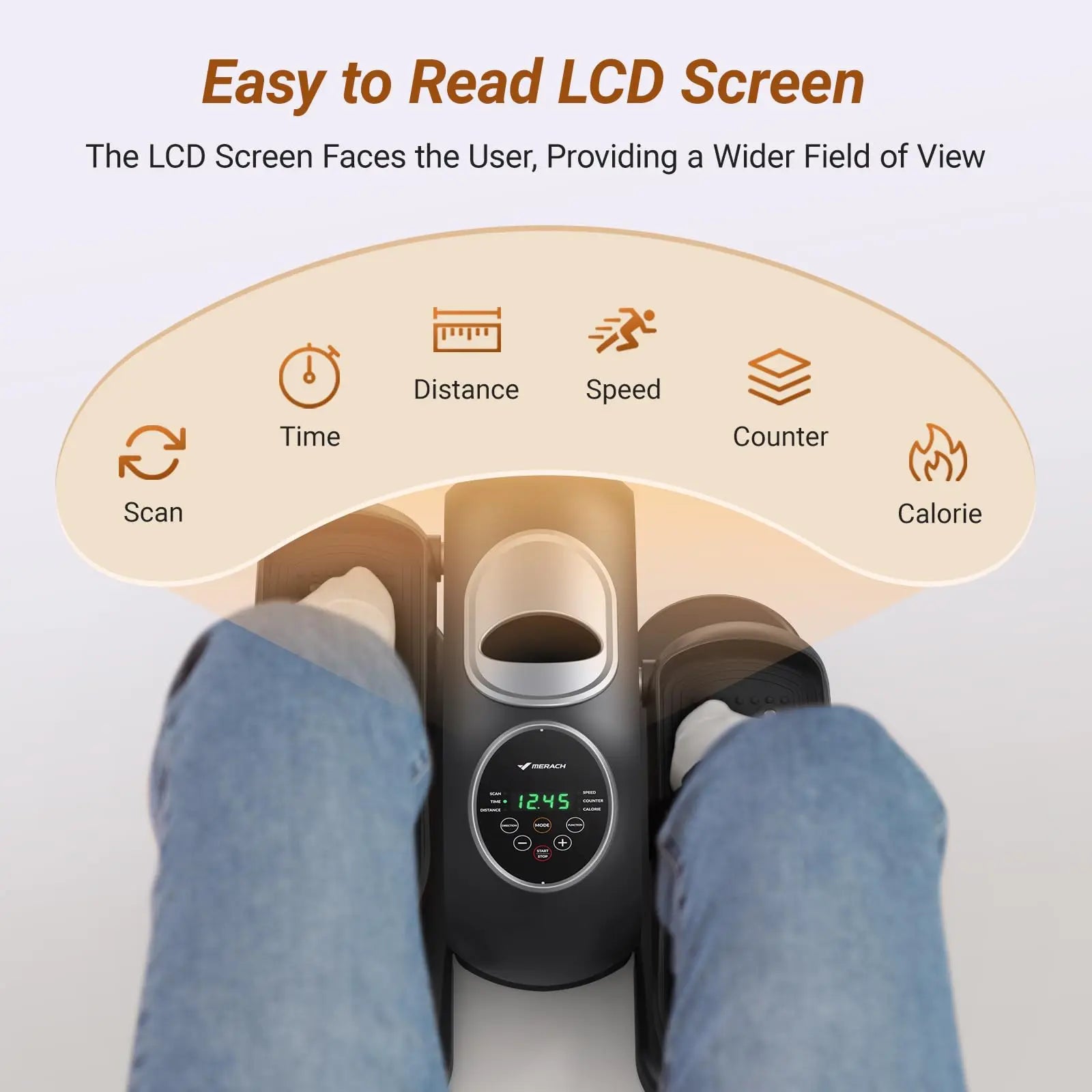 compact leg exerciser for rehabilitation and daily movement