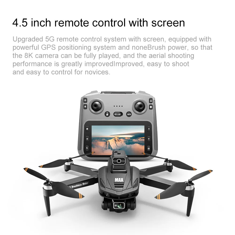 foldable drone with 5g fpv and obstacle avoidance system
