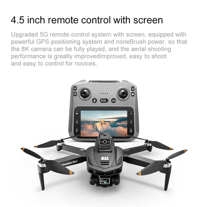 foldable drone with 5g fpv and obstacle avoidance system
