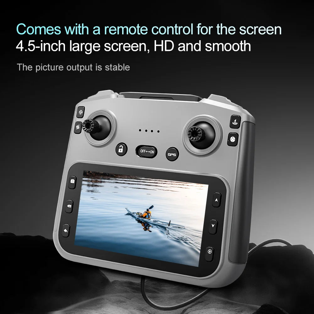 8k gps drone with screen remote controller no phone needed
