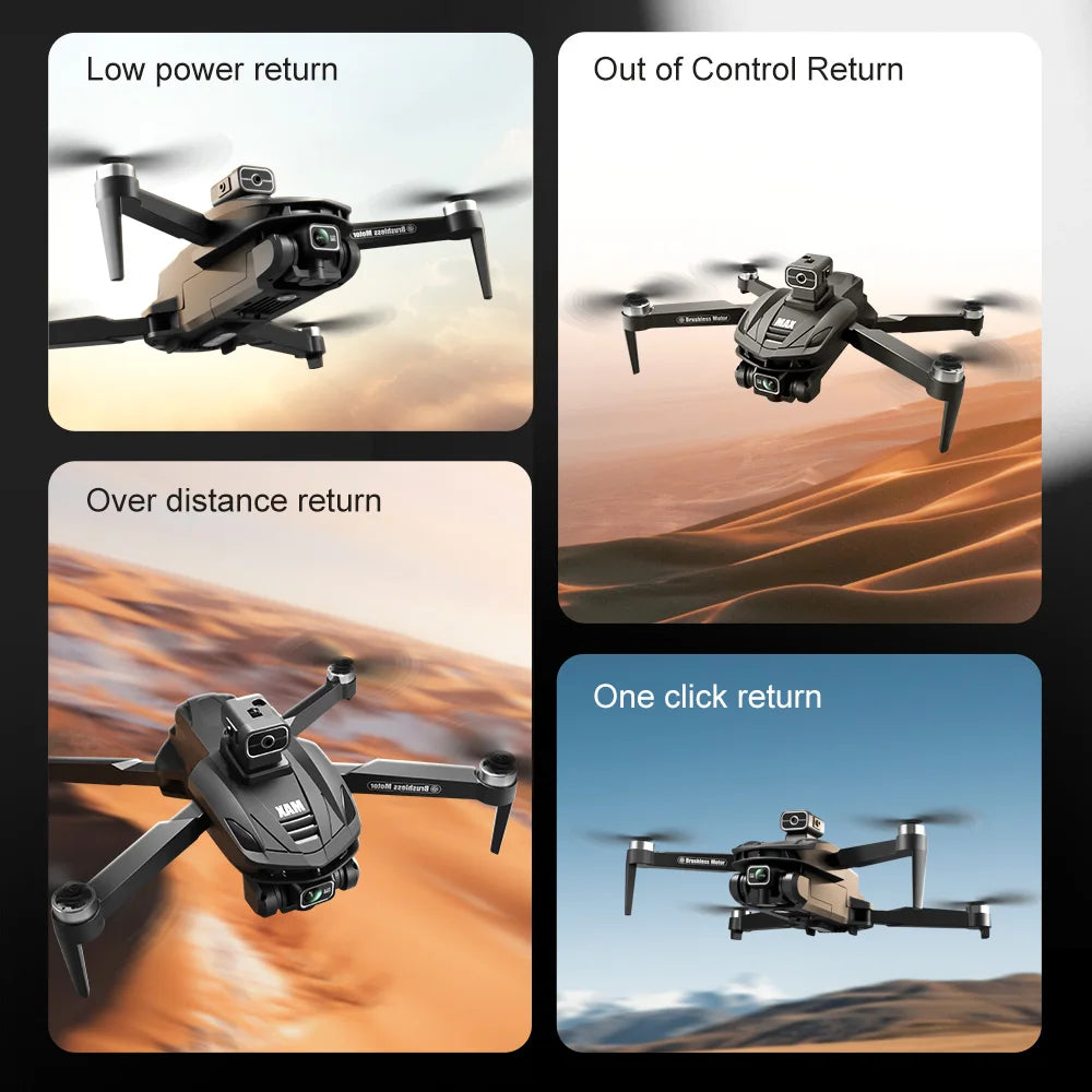 5g fpv foldable drone with obstacle avoidance and long range control